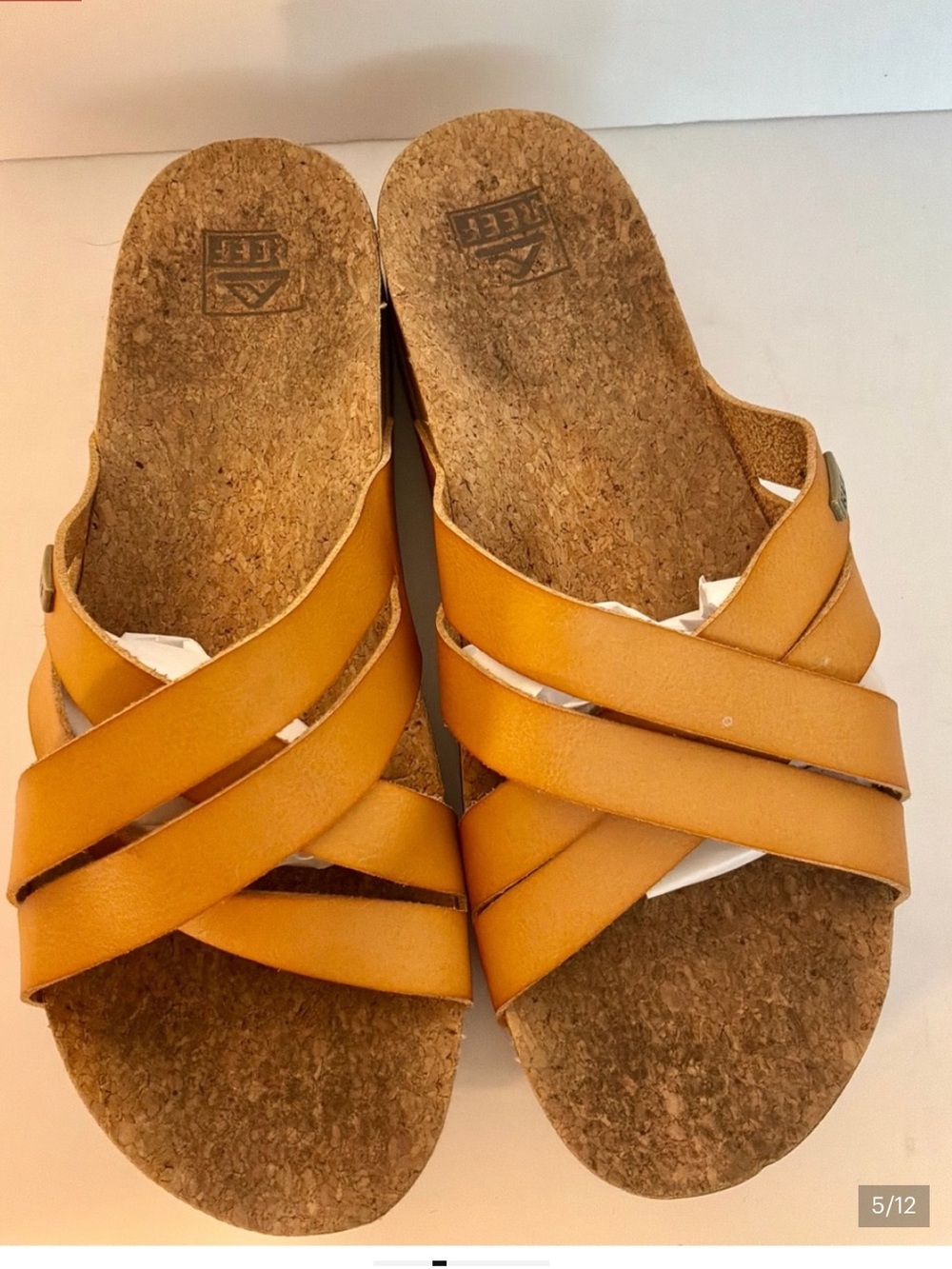 REEF…leather sandals size 10